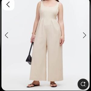 Madewell Cream Jumpsuit